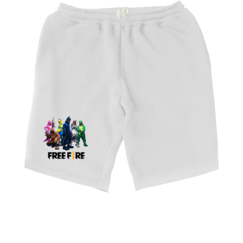 Men's Shorts - Free Fire 3 - Mfest