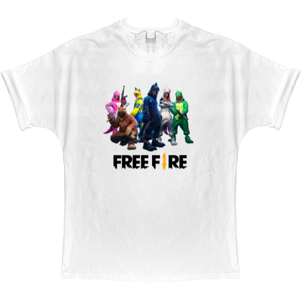 T-shirt Oversize - Free Fire 3 - Mfest