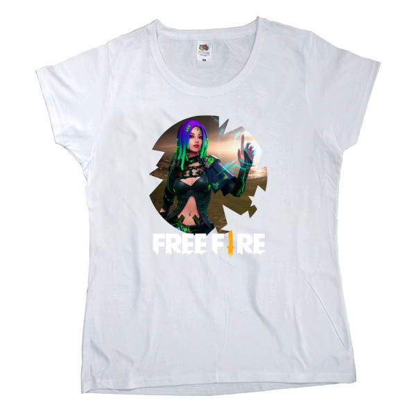 Women's T-shirt Fruit of the loom - Free Fire 2 - Mfest