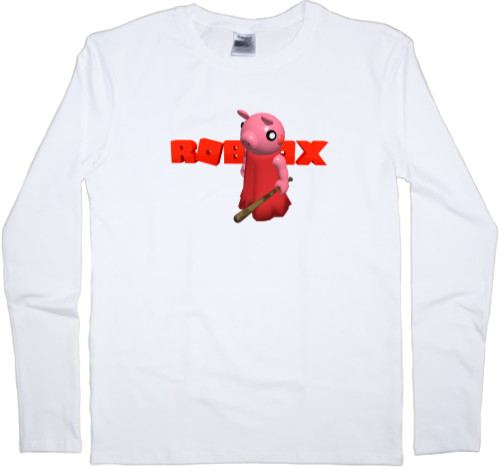 Men's Longsleeve Shirt - Piggy Roblox - Mfest