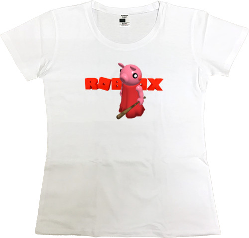 Women's Premium T-Shirt - Piggy Roblox - Mfest