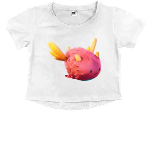 Kids' Premium Cropped T-Shirt - Ollie (Fortnite) - Mfest