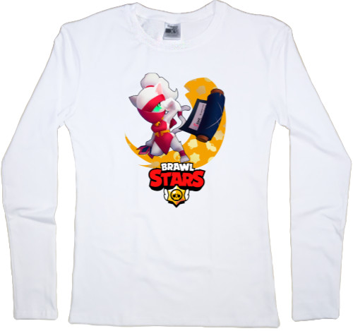 Women's Longsleeve Shirt - Ninja Cat Tara (Brawl Stars) - Mfest