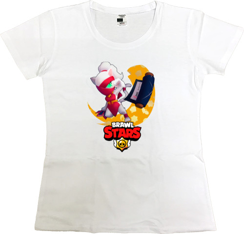 Women's Premium T-Shirt - Ninja Cat Tara (Brawl Stars) - Mfest