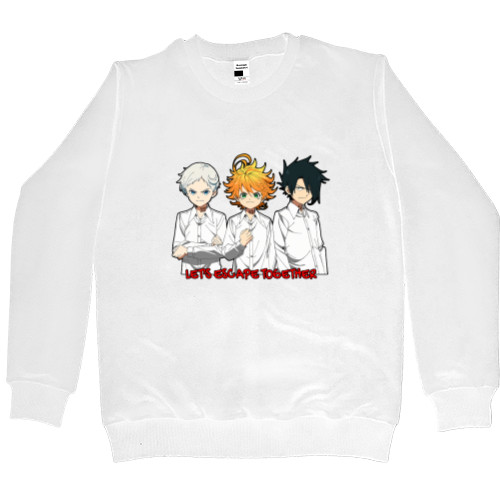 Men’s Premium Sweatshirt - Let's Escape Together (The Promised Neverland) - Mfest