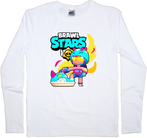 Men's Longsleeve Shirt - JETSKI JACKY (Brawl Stars) - Mfest