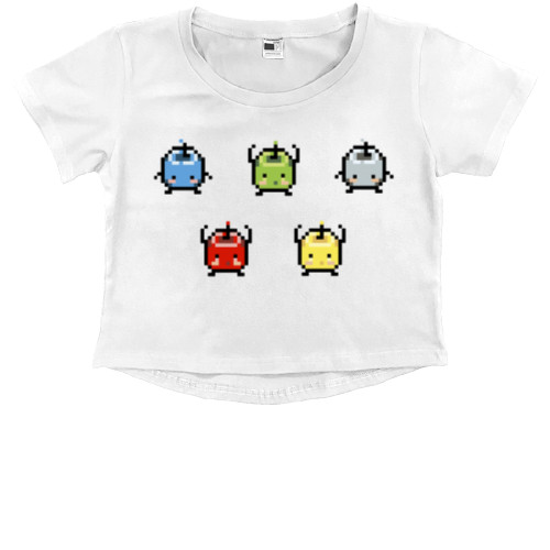 Kids' Premium Cropped T-Shirt - Stardew Valley 3 - Mfest