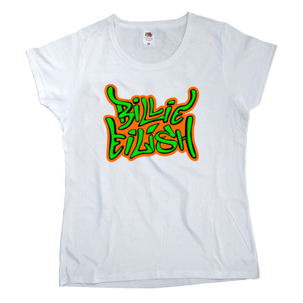 Women's T-shirt Fruit of the loom - Billie Eilish 2 / Billie Eilish - Mfest