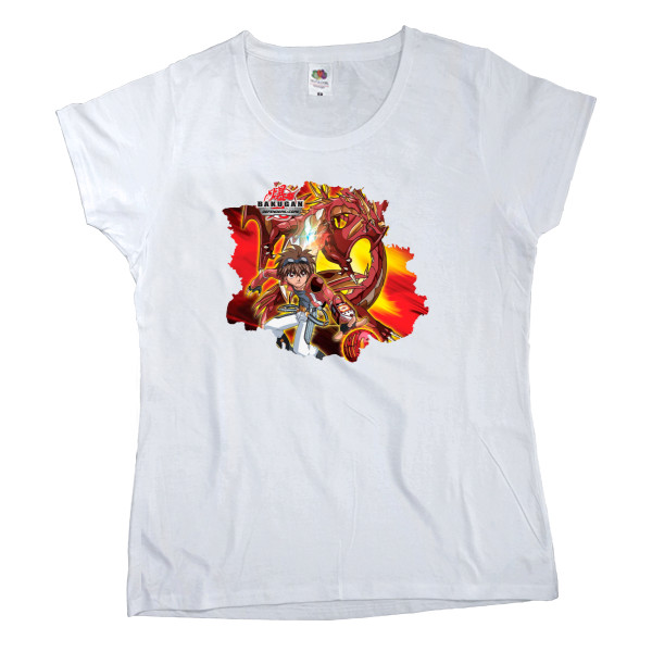 Women's T-shirt Fruit of the loom - Bakugan / Bakugan 6 - Mfest