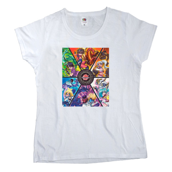 Women's T-shirt Fruit of the loom - Bakugan / Bakugan 2 - Mfest