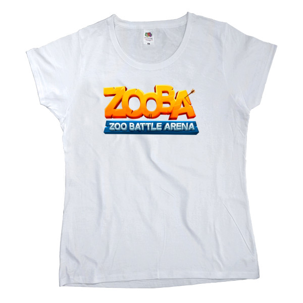 Футболка Класика Жіноча Fruit of the loom - Zooba logo - Mfest