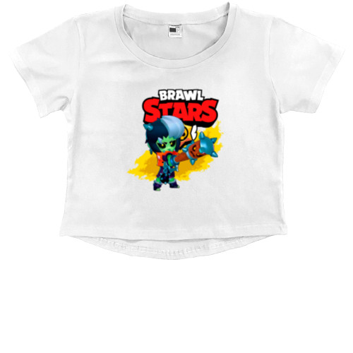 Kids' Premium Cropped T-Shirt - Zombibi / Zombibi 2 - Mfest