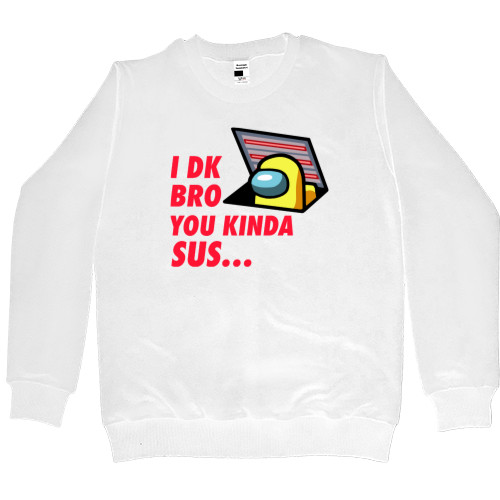 Kids' Premium Sweatshirt - You kinda sus... (Among us) - Mfest