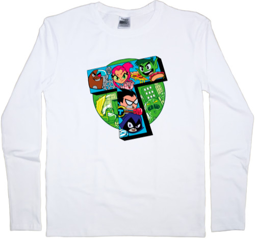 Men's Longsleeve Shirt - Teen Titans Go 4 - Mfest