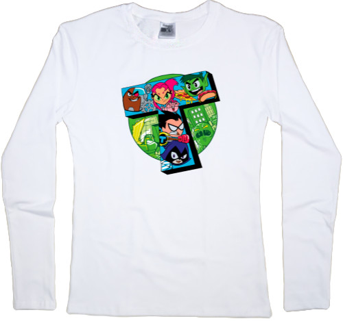 Women's Longsleeve Shirt - Teen Titans Go 4 - Mfest