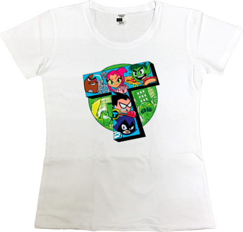 Women's Premium T-Shirt - Teen Titans Go 4 - Mfest