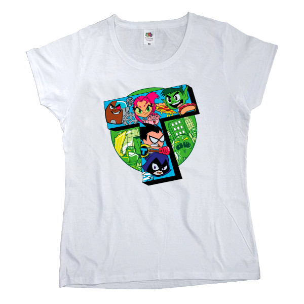 Women's T-shirt Fruit of the loom - Teen Titans Go 4 - Mfest