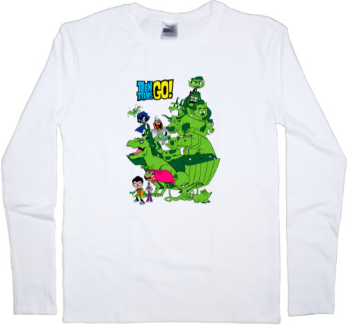 Men's Longsleeve Shirt - Teen Titans Go 3 - Mfest