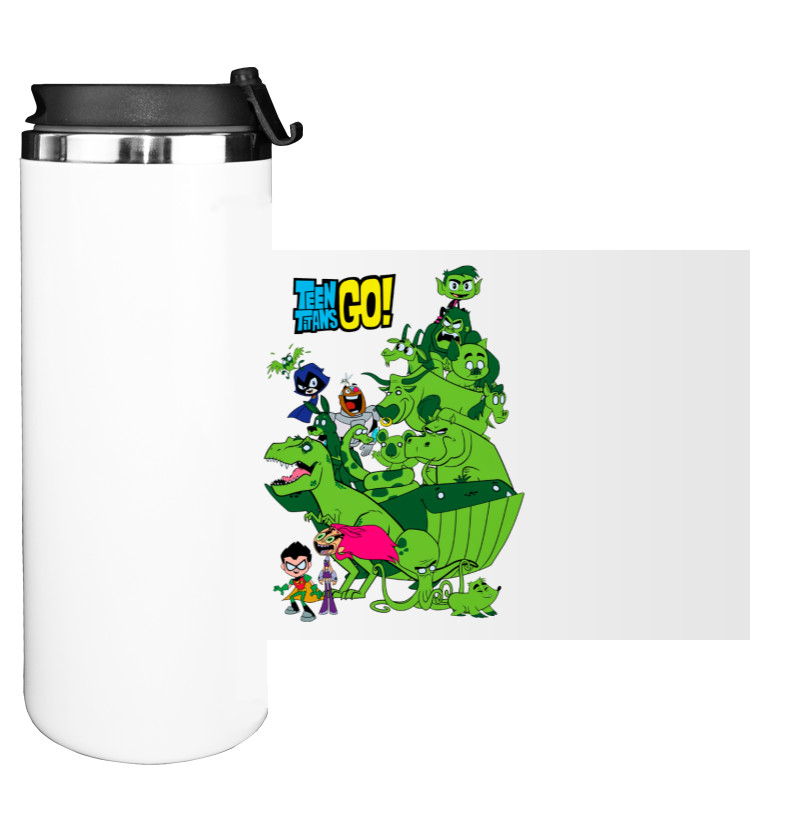 Water Bottle on Tumbler - Teen Titans Go 3 - Mfest