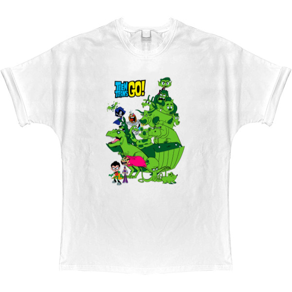 T-shirt Oversize - Teen Titans Go 3 - Mfest