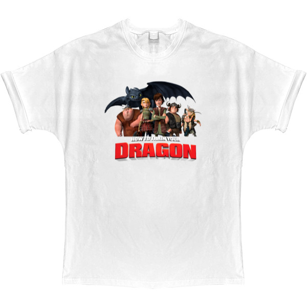 T-shirt Oversize - How to train your dragon 3 - Mfest