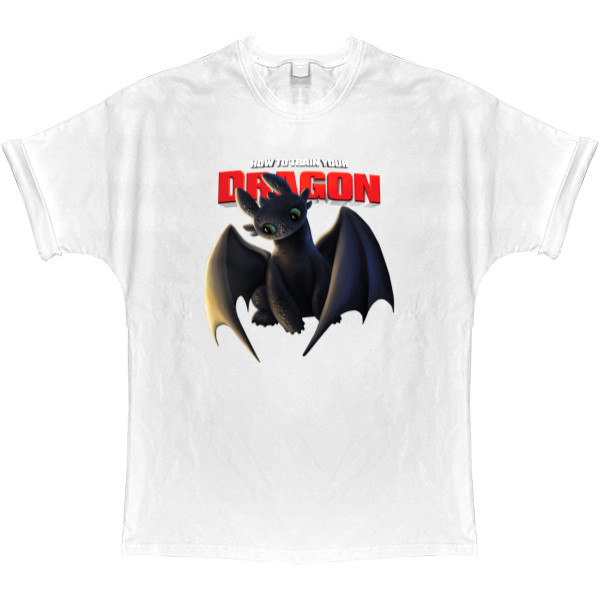 T-shirt Oversize - How to train your dragon 13 - Mfest