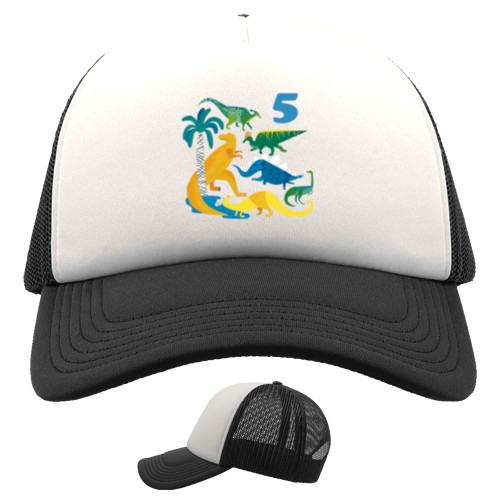 Trucker Cap - Birthday Dinosaurs - Mfest