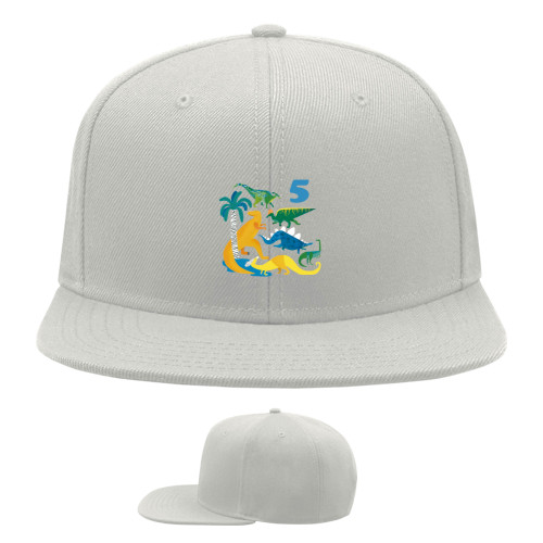 Snapback Baseball Cap - Birthday Dinosaurs - Mfest