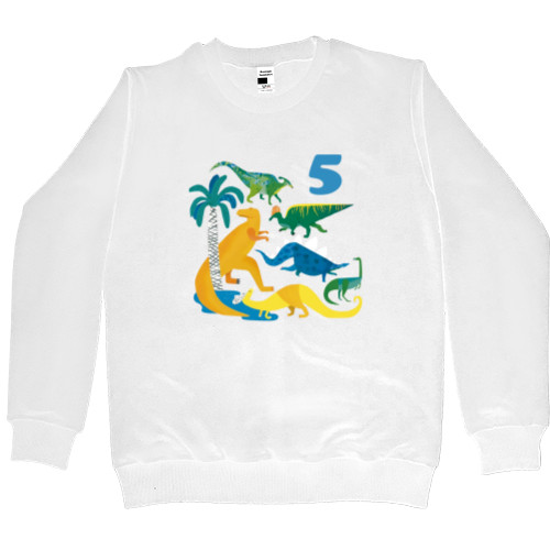 Men’s Premium Sweatshirt - Birthday Dinosaurs - Mfest