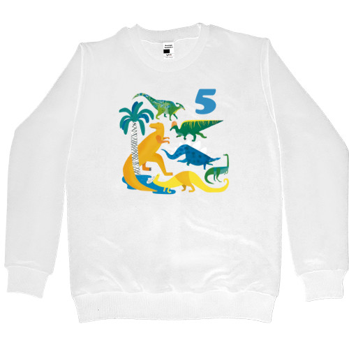 Kids' Premium Sweatshirt - Birthday Dinosaurs - Mfest