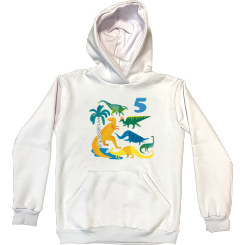 Kids' Premium Hoodie - Birthday Dinosaurs - Mfest