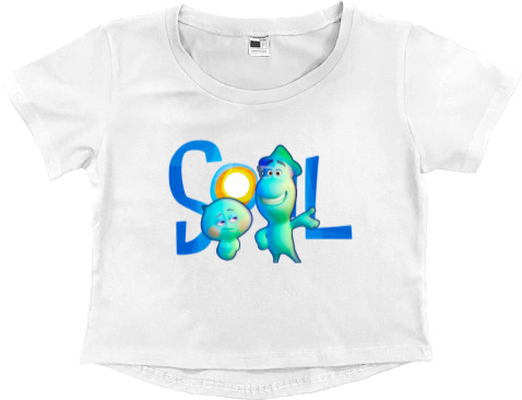 Women's Cropped Premium T-Shirt - Soul / Soul 3 - Mfest