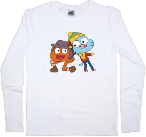 Men's Longsleeve Shirt - Gumball and Darwin - Mfest