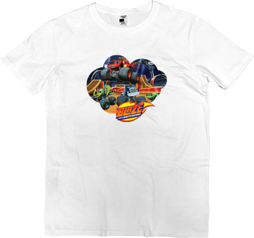 Men’s Premium T-Shirt - Flash and Wonder Machines 9 - Mfest