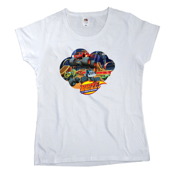 Women's T-shirt Fruit of the loom - Flash and Wonder Machines 9 - Mfest