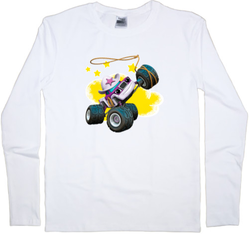 Men's Longsleeve Shirt - Blaze and Wonder Machines 7 - Mfest