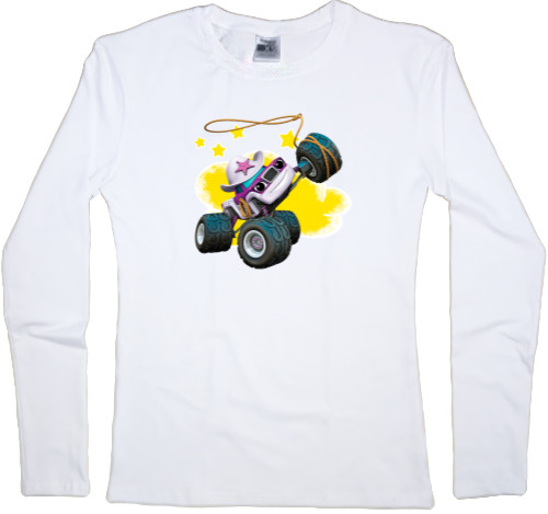 Women's Longsleeve Shirt - Blaze and Wonder Machines 7 - Mfest