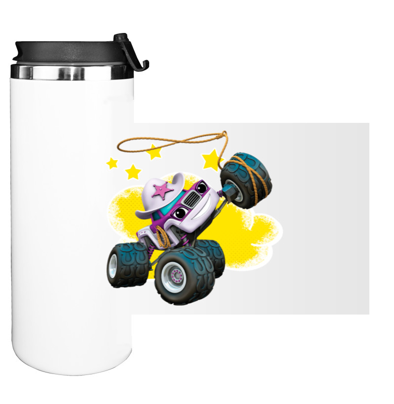 Water Bottle on Tumbler - Blaze and Wonder Machines 7 - Mfest