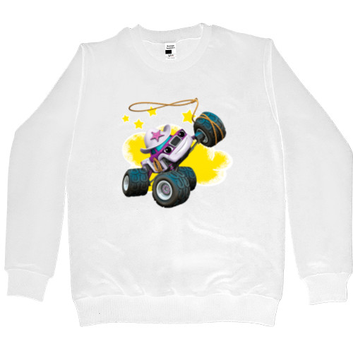 Men’s Premium Sweatshirt - Blaze and Wonder Machines 7 - Mfest