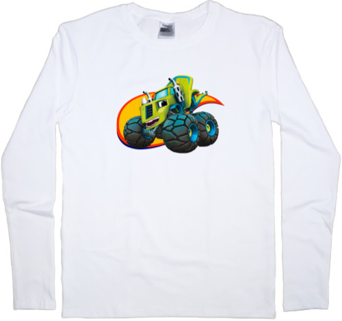 Men's Longsleeve Shirt - Blaze and Wonder Machines 6 - Mfest