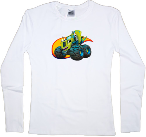 Women's Longsleeve Shirt - Blaze and Wonder Machines 6 - Mfest