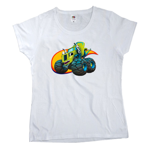 Women's T-shirt Fruit of the loom - Blaze and Wonder Machines 6 - Mfest