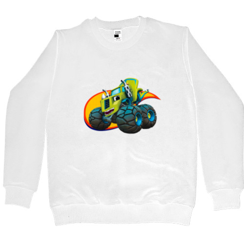 Men’s Premium Sweatshirt - Blaze and Wonder Machines 6 - Mfest