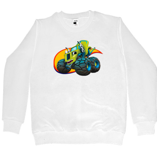 Women's Premium Sweatshirt - Blaze and Wonder Machines 6 - Mfest