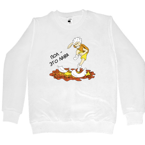 Women's Premium Sweatshirt - The floor is lava - Mfest