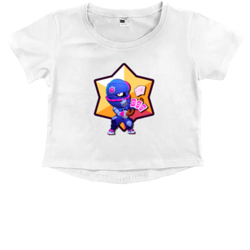 Kids' Premium Cropped T-Shirt - Ninja Tara (Brawl Stars) - Mfest