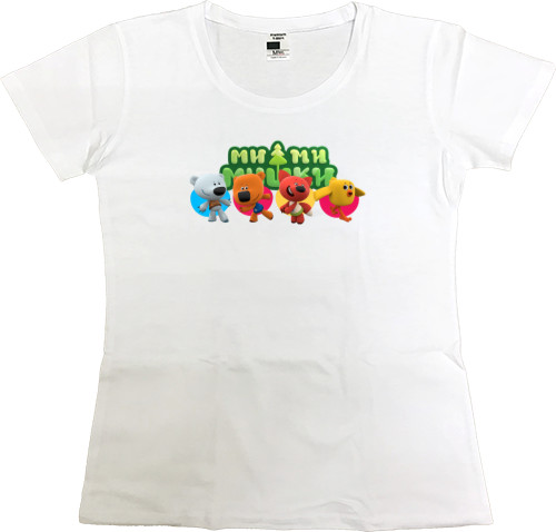 Women's Premium T-Shirt - Be-be-bears 3 - Mfest