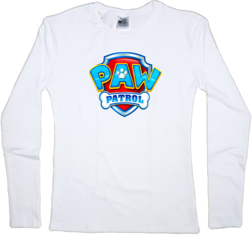 Women's Longsleeve Shirt - Paw Patrol Logo - Mfest