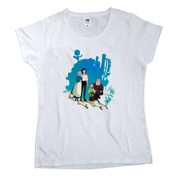 Women's T-shirt Fruit of the loom - howls moving castle 2 - Mfest