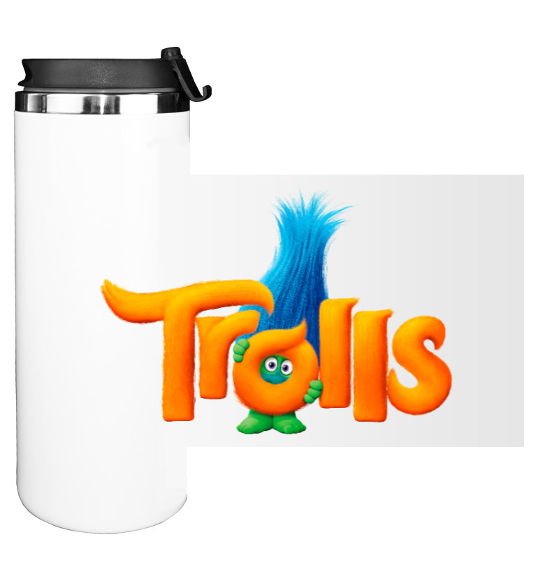 Water Bottle on Tumbler - trolls - Mfest